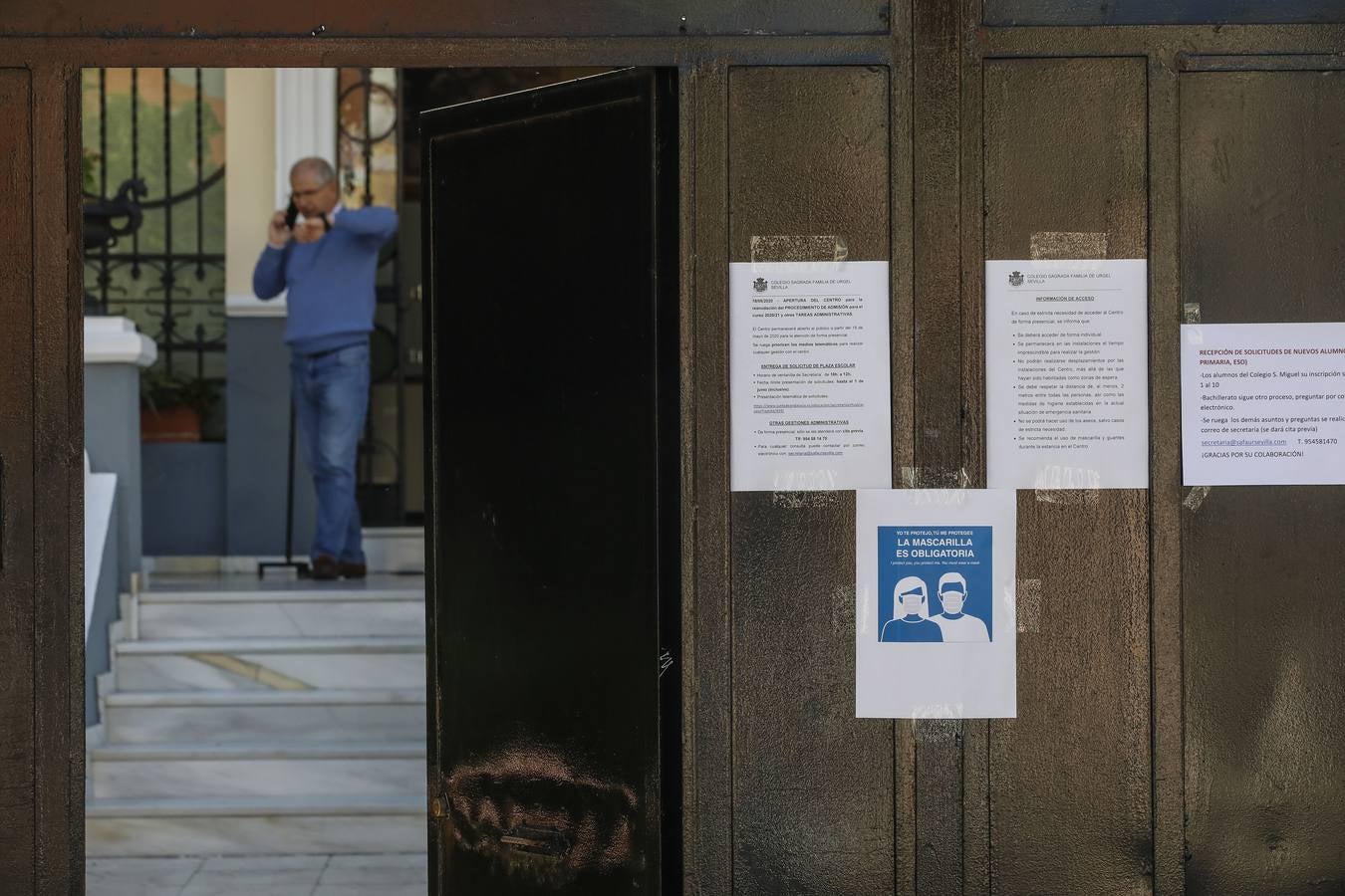 En imágenes, los colegios de Sevilla abren sus puertas para iniciar la escolarización