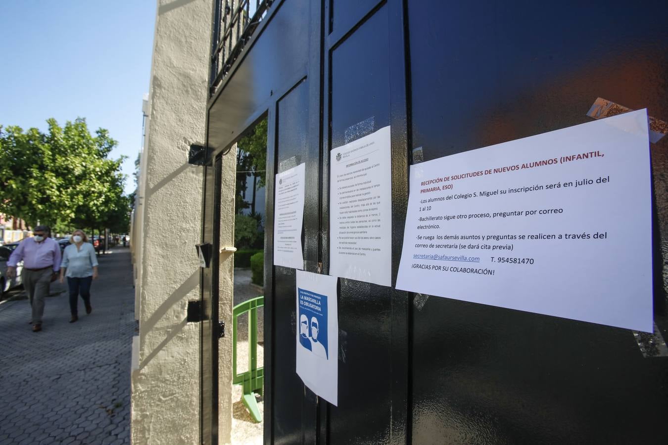 En imágenes, los colegios de Sevilla abren sus puertas para iniciar la escolarización