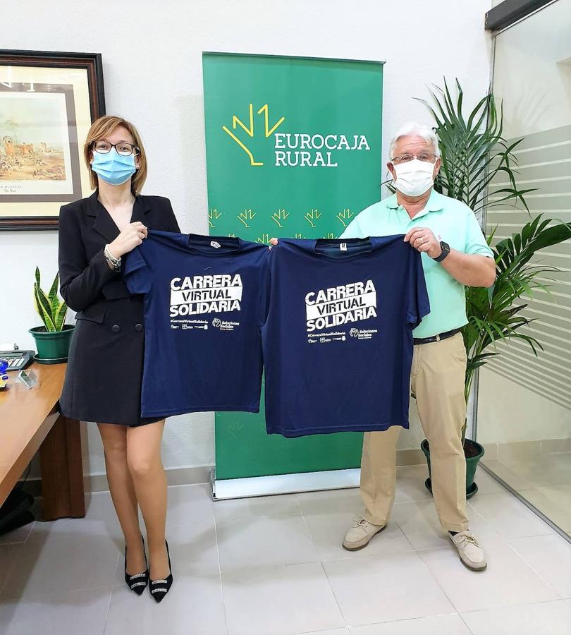 Masivo respaldo institucional en Guadalajara a la carrera solidaria de Eurocaja Rural