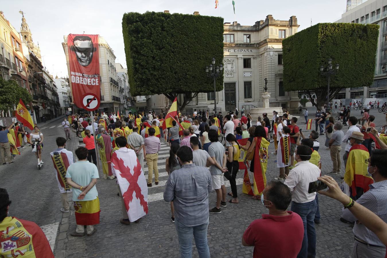 En imágenes, protestas contra el gobierno en la Plaza San Francisco