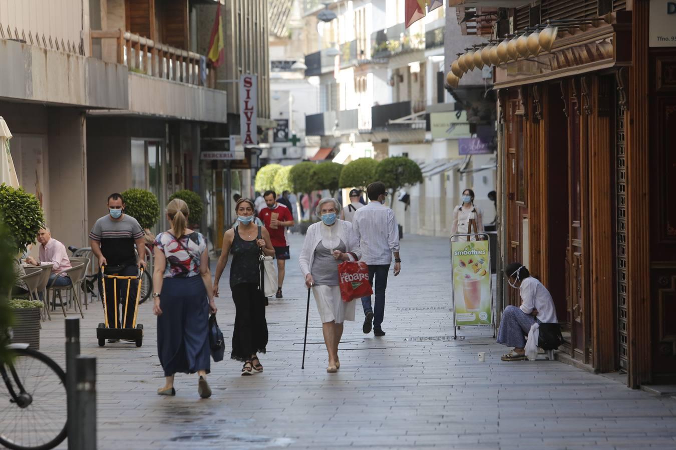 El primer día de mascarillas obligatorias en Córdoba, en imágenes