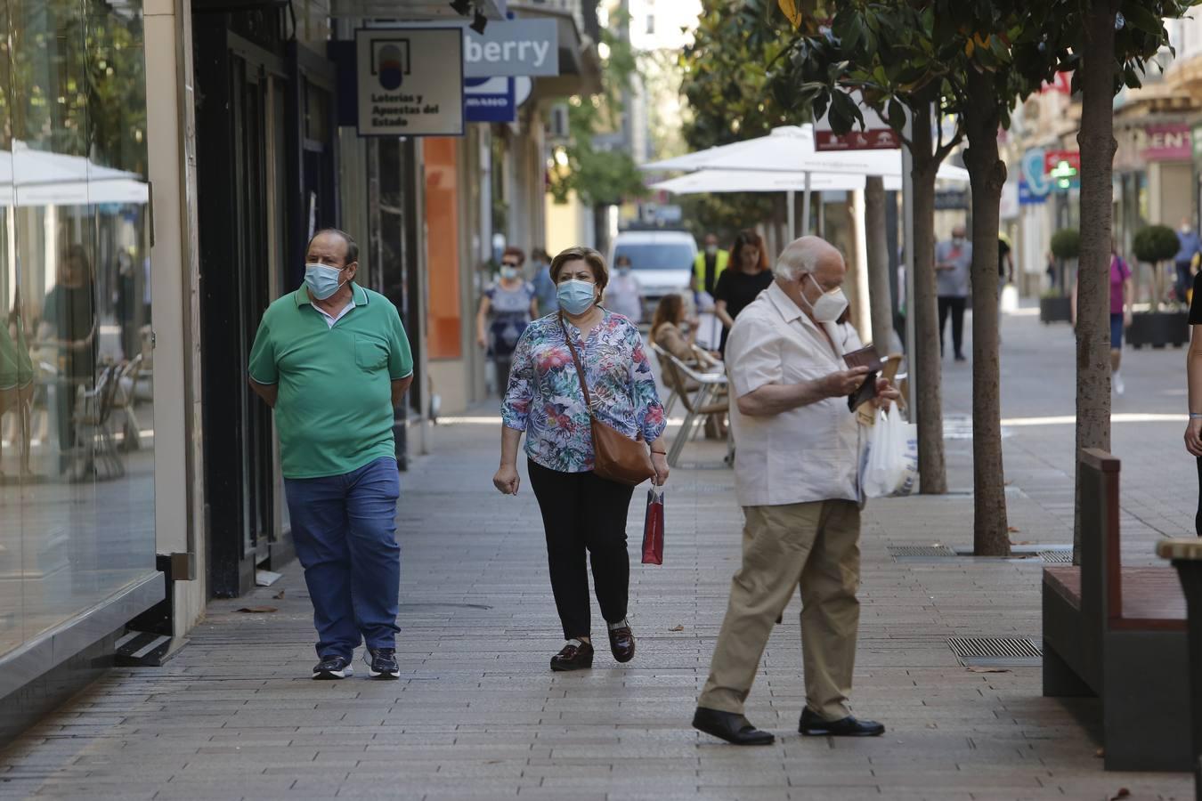 El primer día de mascarillas obligatorias en Córdoba, en imágenes