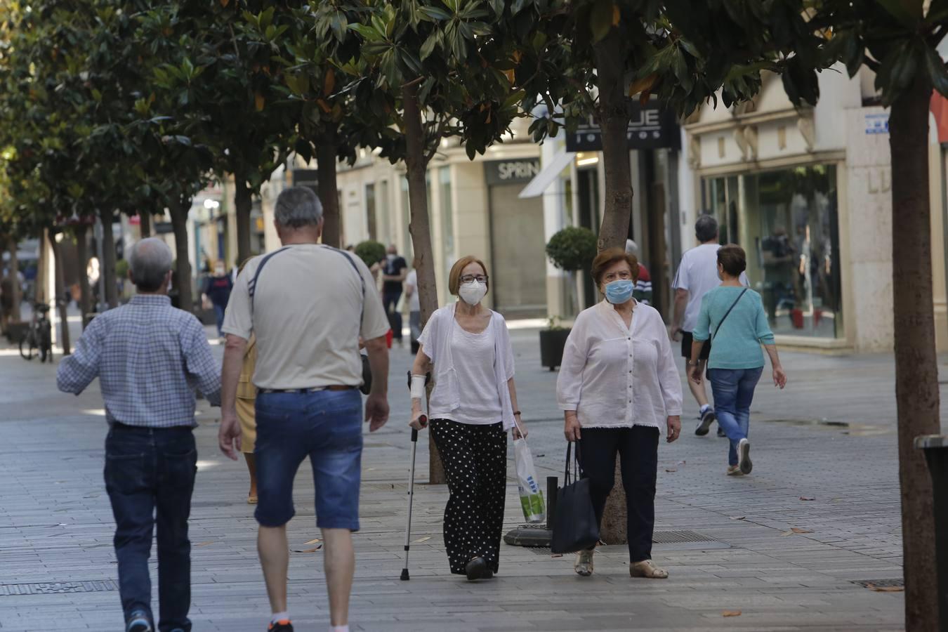 El primer día de mascarillas obligatorias en Córdoba, en imágenes