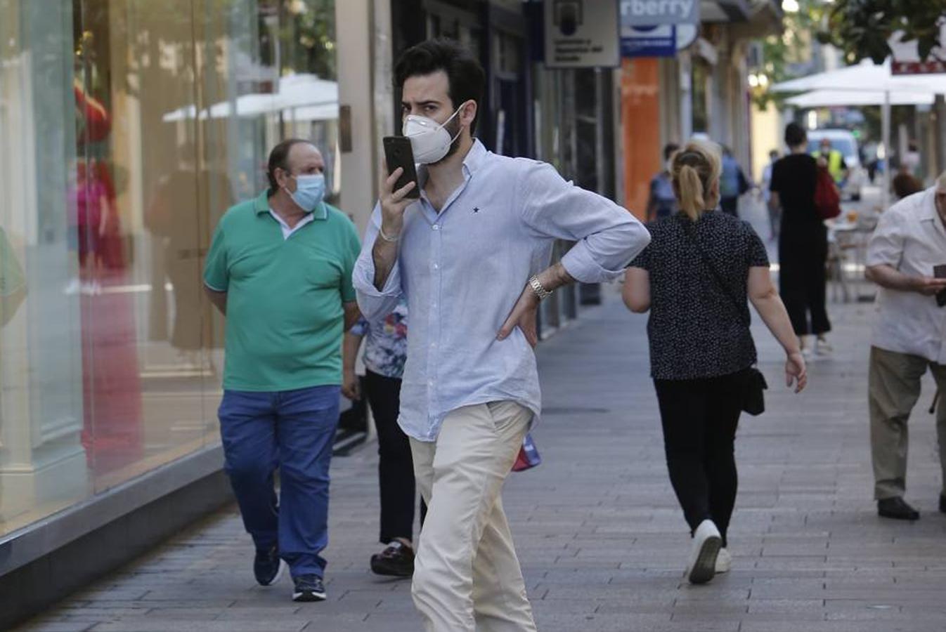 El primer día de mascarillas obligatorias en Córdoba, en imágenes