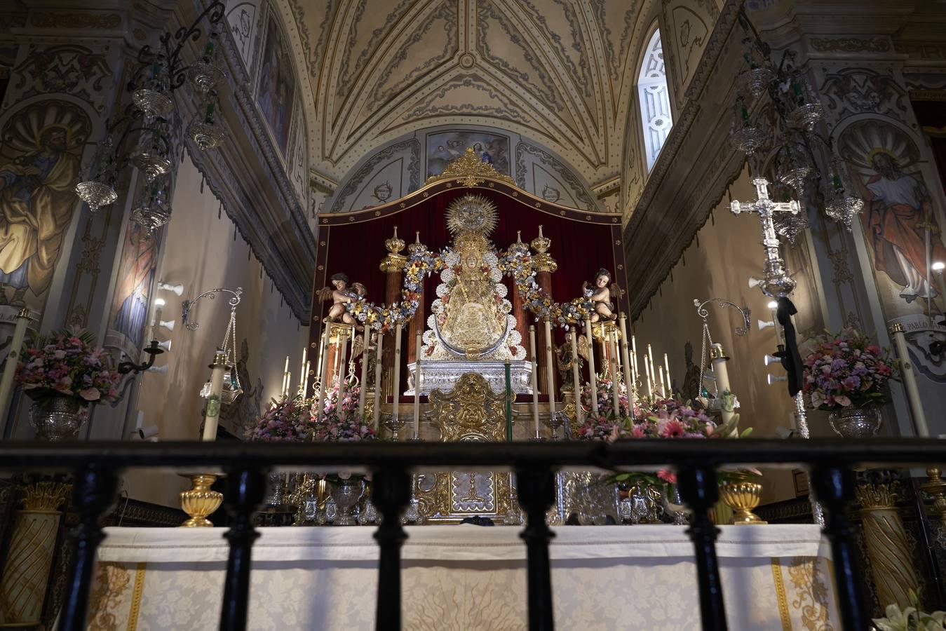 La Virgen del Rocío, preparada para Pentecostés