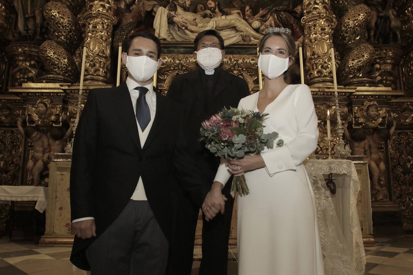 Primera boda en la iglesia de San Jorge del Hospital de la Caridad