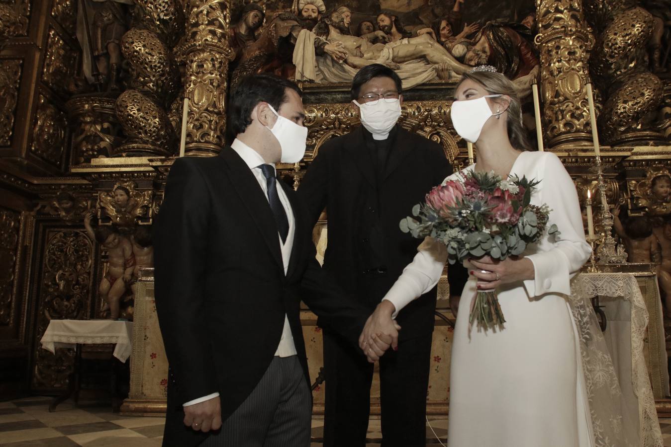 Primera boda en la iglesia de San Jorge del Hospital de la Caridad