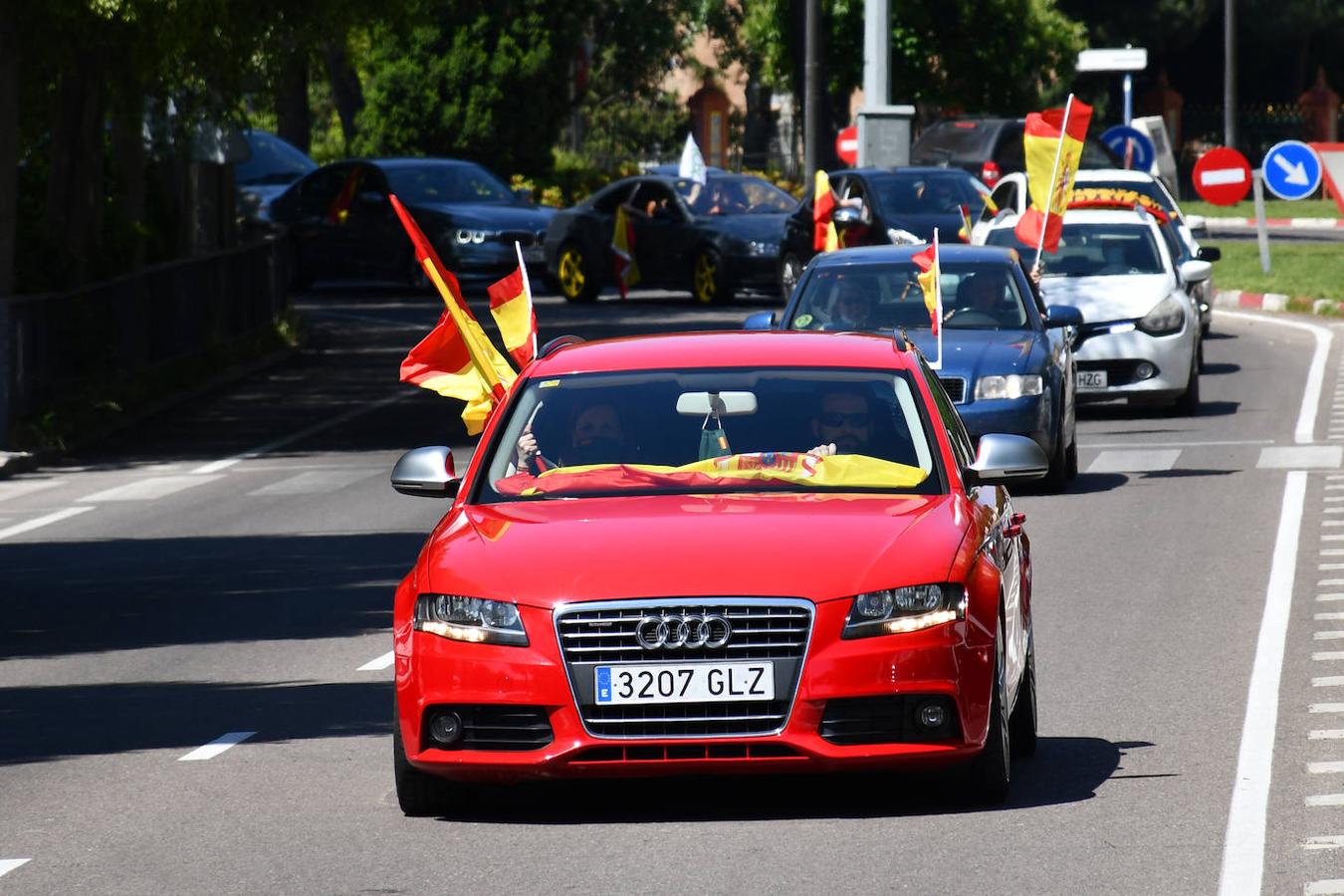 La protesta, en Talavera. 