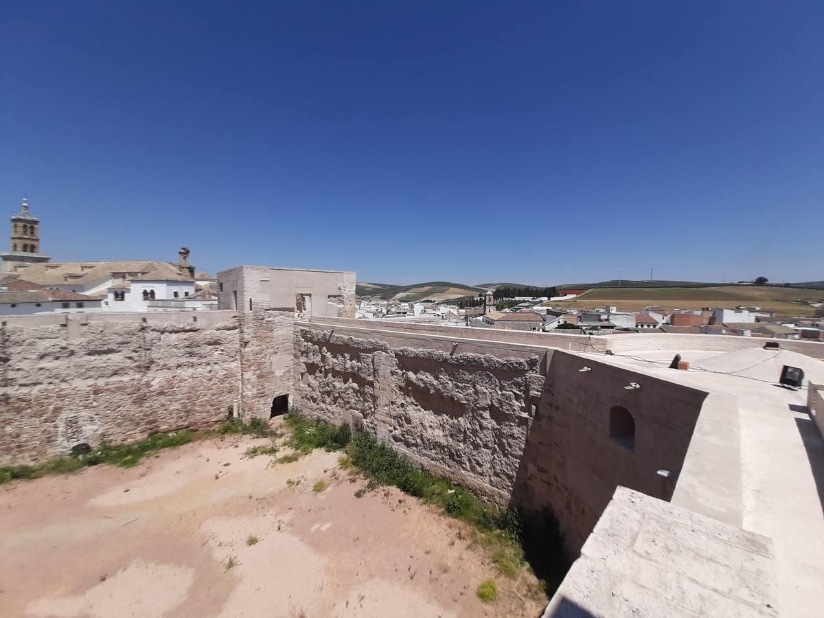 Las obras del Castillo del Castro del Río, en imágenes