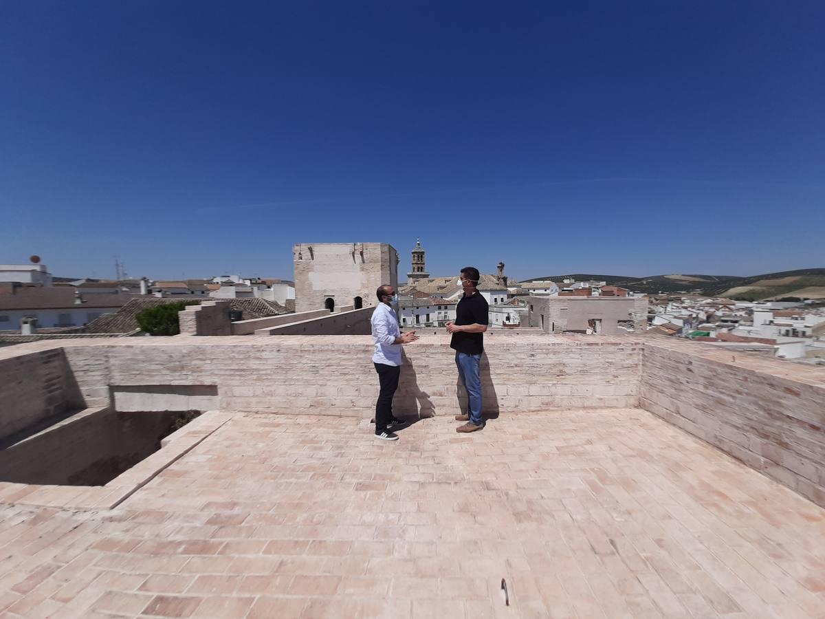 Las obras del Castillo del Castro del Río, en imágenes