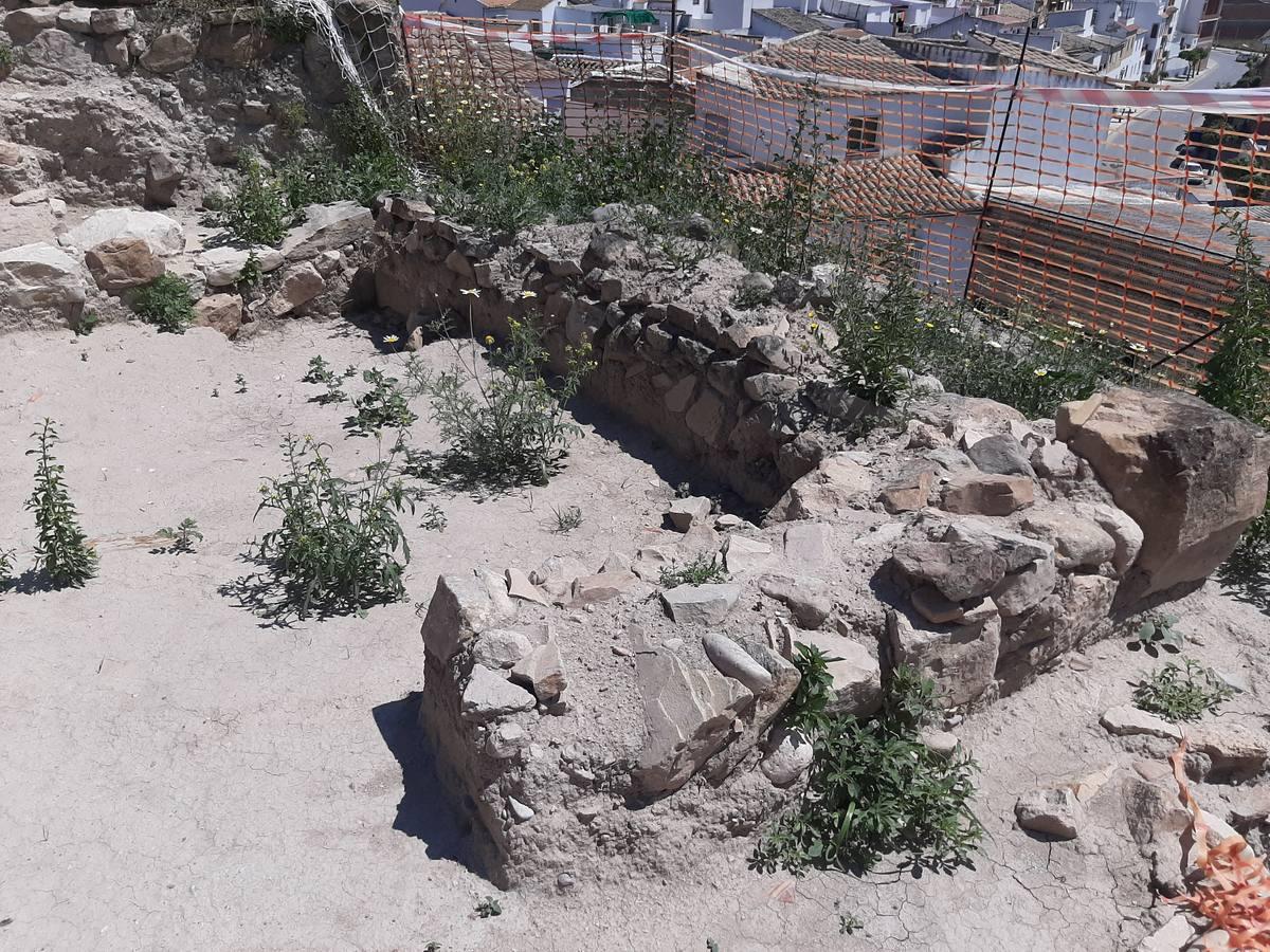 Las obras del Castillo del Castro del Río, en imágenes