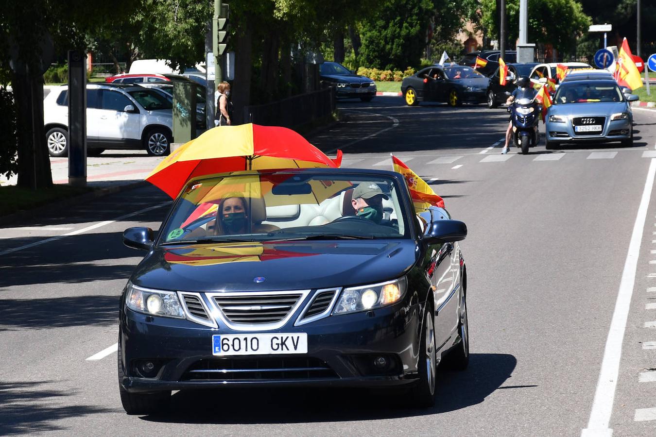 220 coches en la caravana de Vox en Talavera