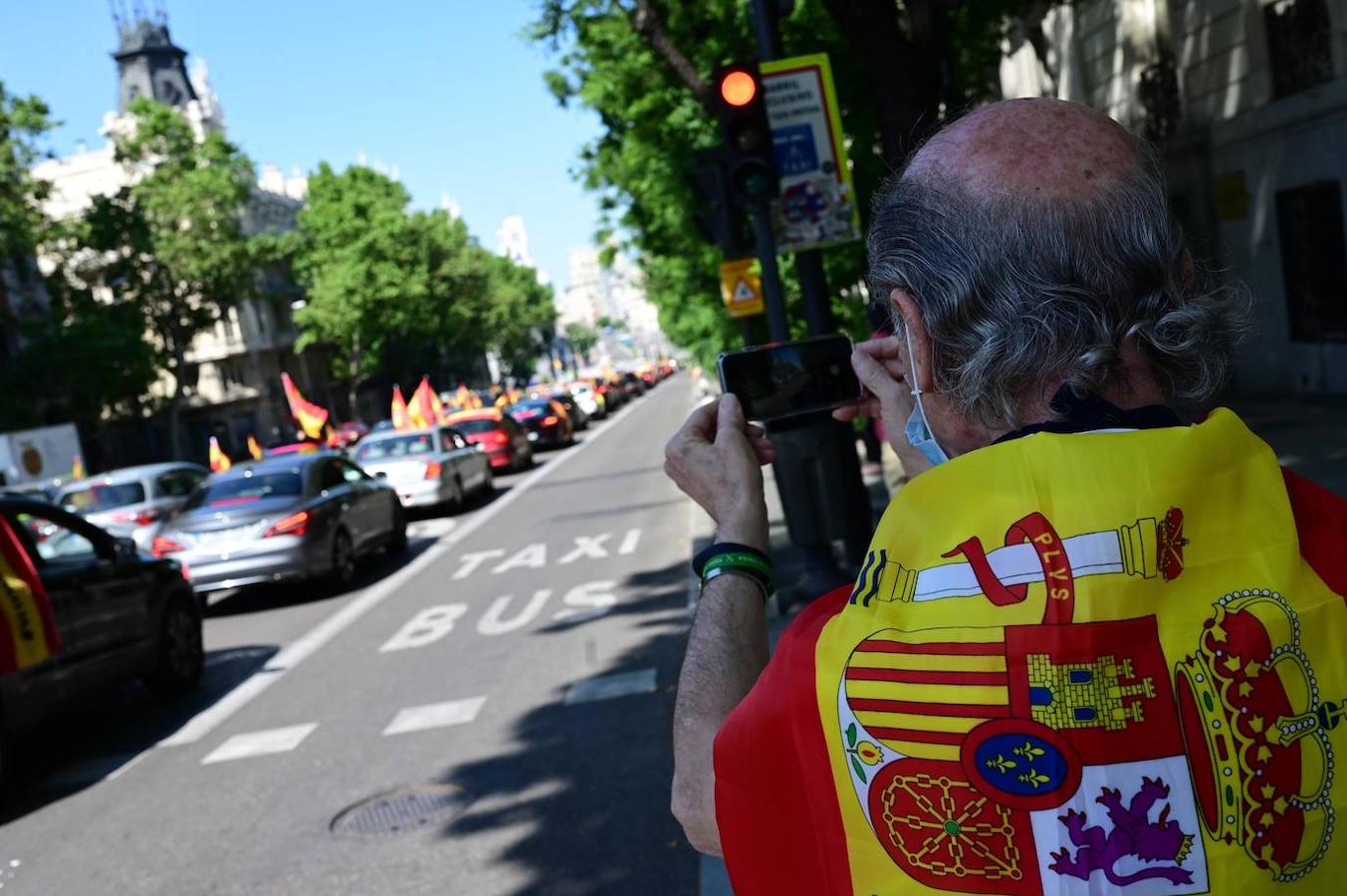 Las manifestaciones contra el Gobierno en Madrid, en imágenes