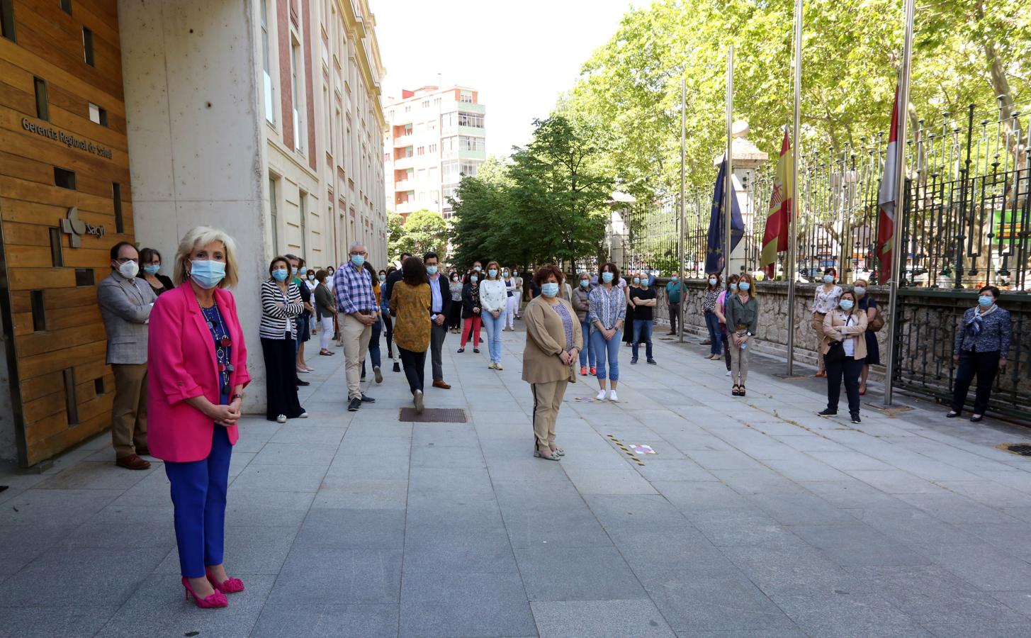 Las imágenes de los homenajes a las víctimas del Covid-19 en Castilla y León