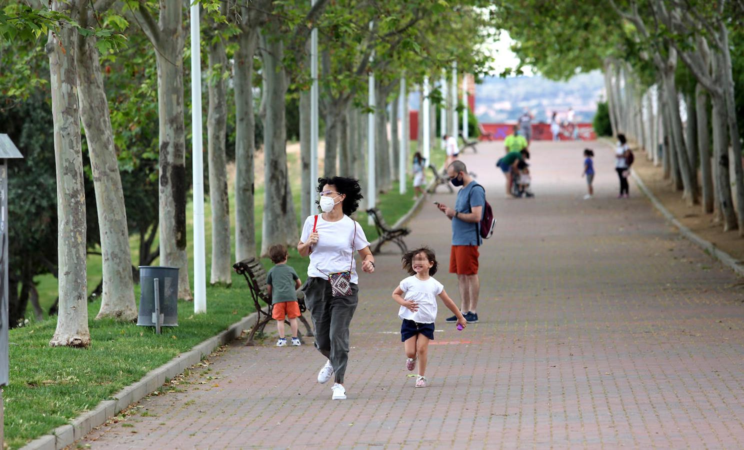 Los parques de Toledo vuelven a llenarse de vida