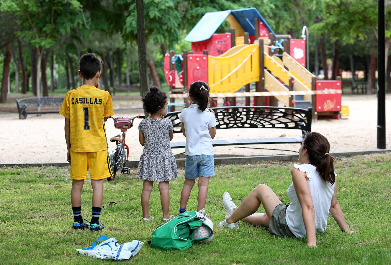 Los parques de Toledo vuelven a llenarse de vida