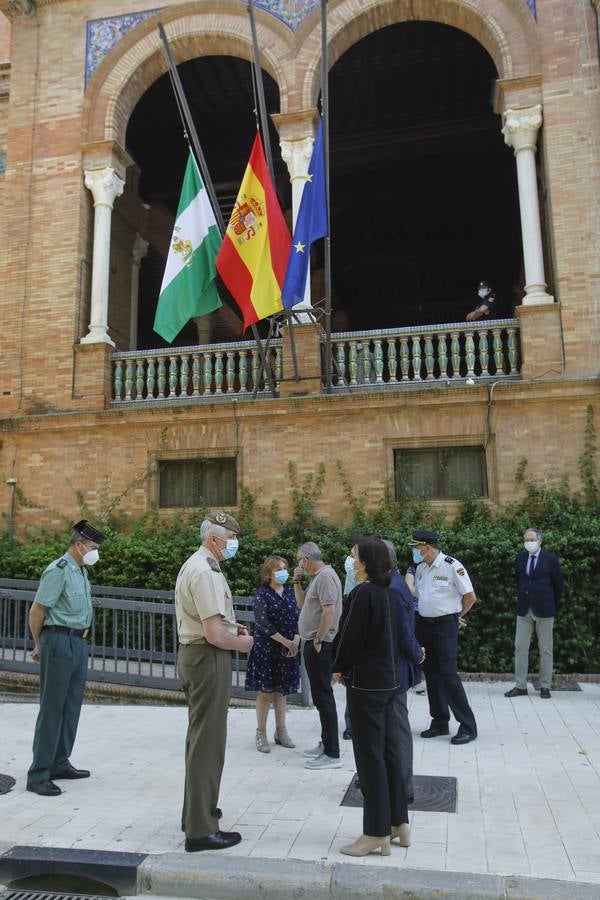 Minuto de silencio por las víctimas del Covid-19 en las instituciones andaluzas