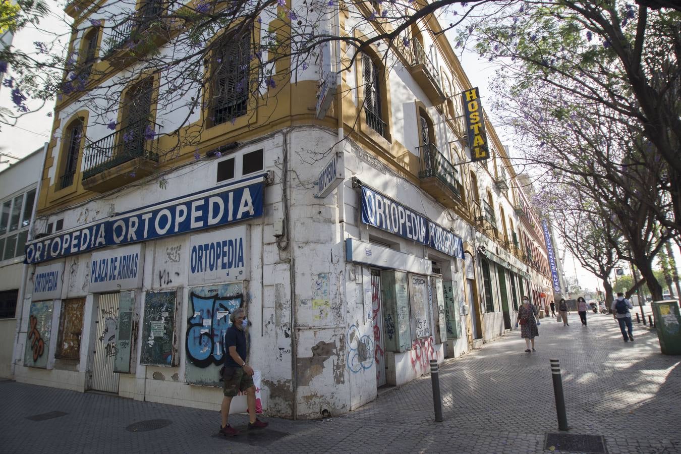 Repaso al estado de abandono de  casas con gran valor patrimonial en Sevilla