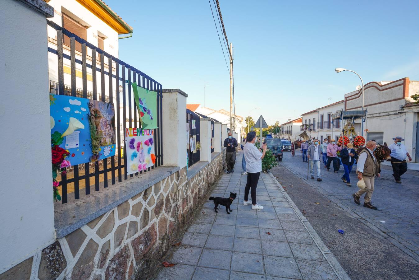 El traslado de la Virgen de Luna a Villanueva de Córdoba, en imágenes