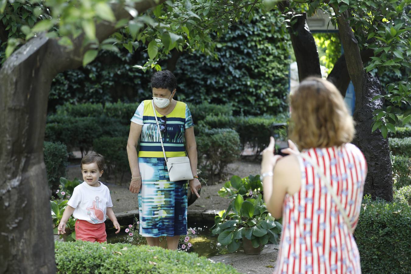 La reapertura de Viana y los Jardines del Alcázar de Córdoba, en imágenes