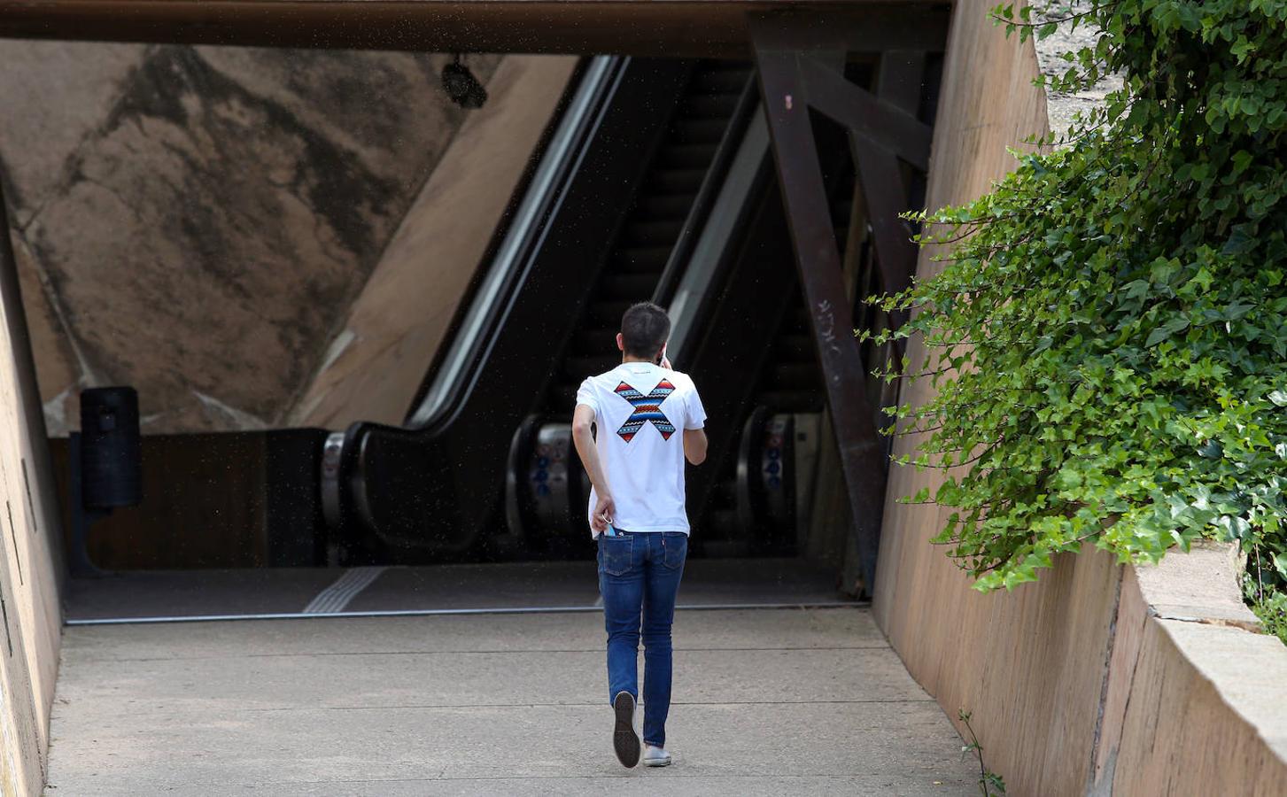 En imágenes: abren las escaleras mecánicas, el cementerio y la Vega