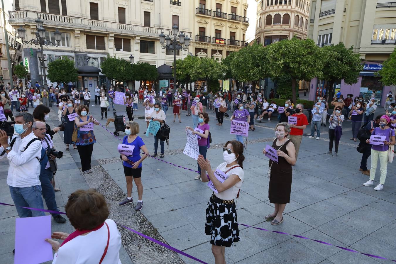 Concentración en Córdoba tras la sentencia de La Manada del caso Pozoblanco