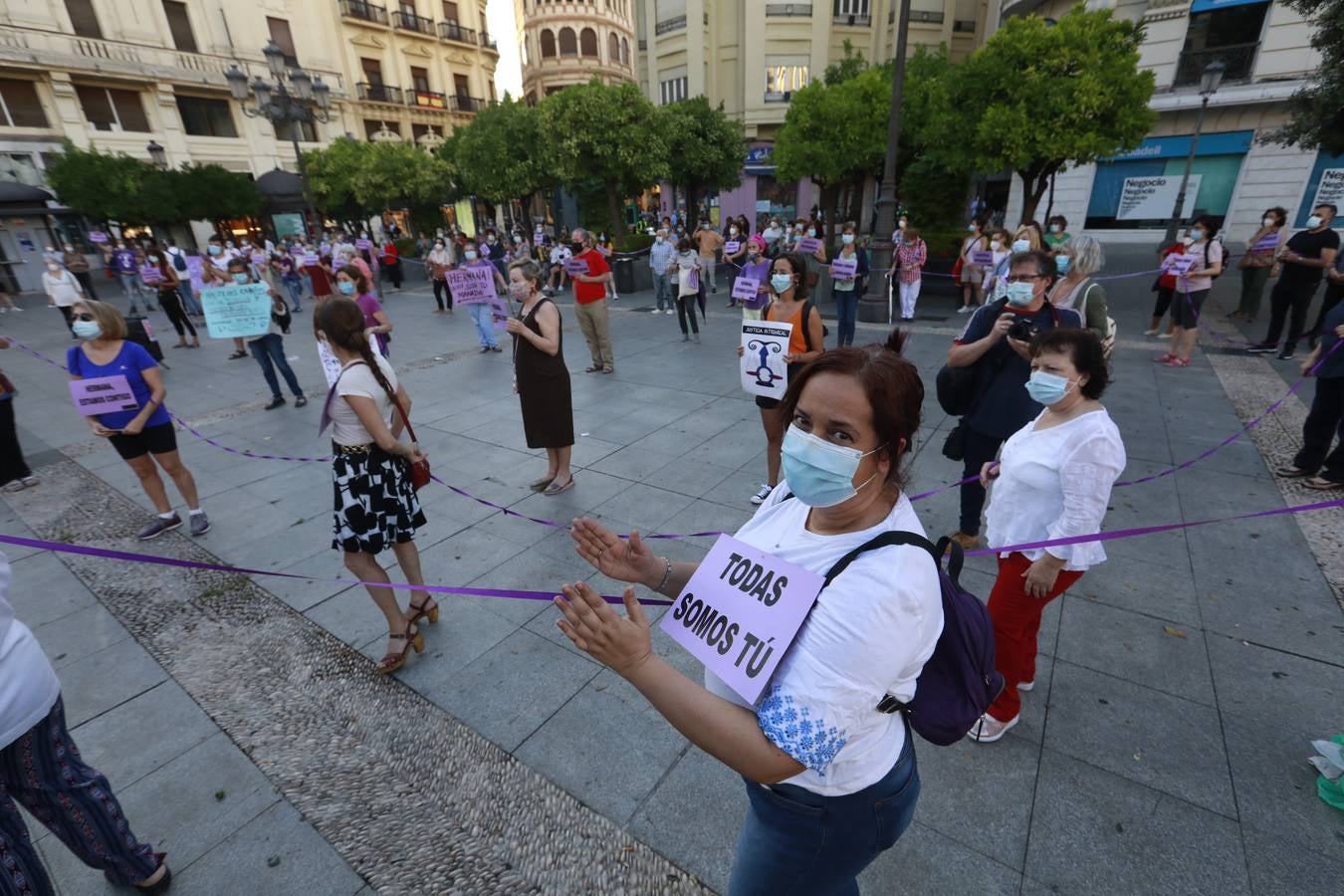 Concentración en Córdoba tras la sentencia de La Manada del caso Pozoblanco