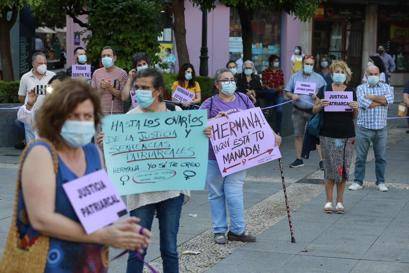 Concentración en Córdoba tras la sentencia de La Manada del caso Pozoblanco