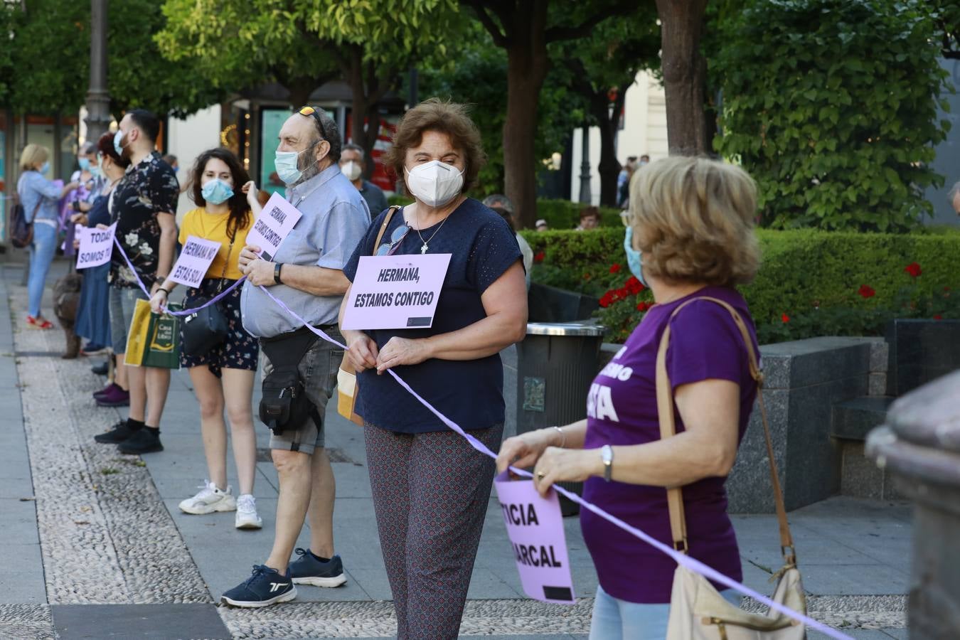 Concentración en Córdoba tras la sentencia de La Manada del caso Pozoblanco