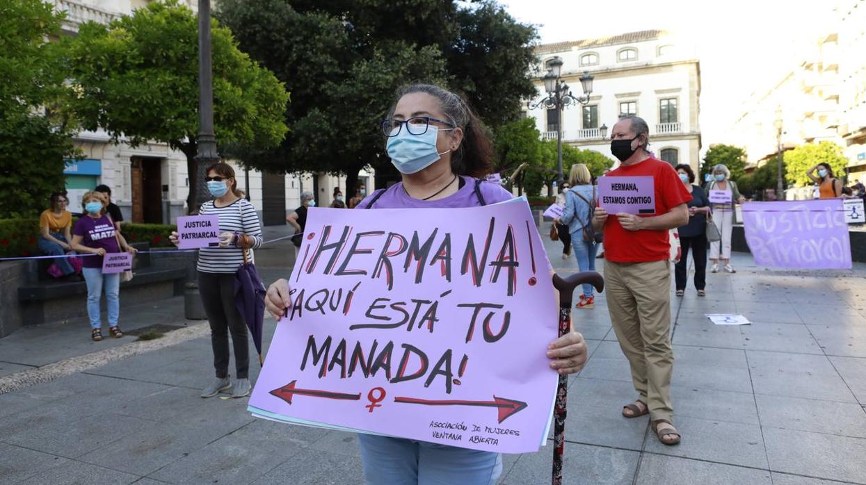 Concentración en Córdoba tras la sentencia de La Manada del caso Pozoblanco