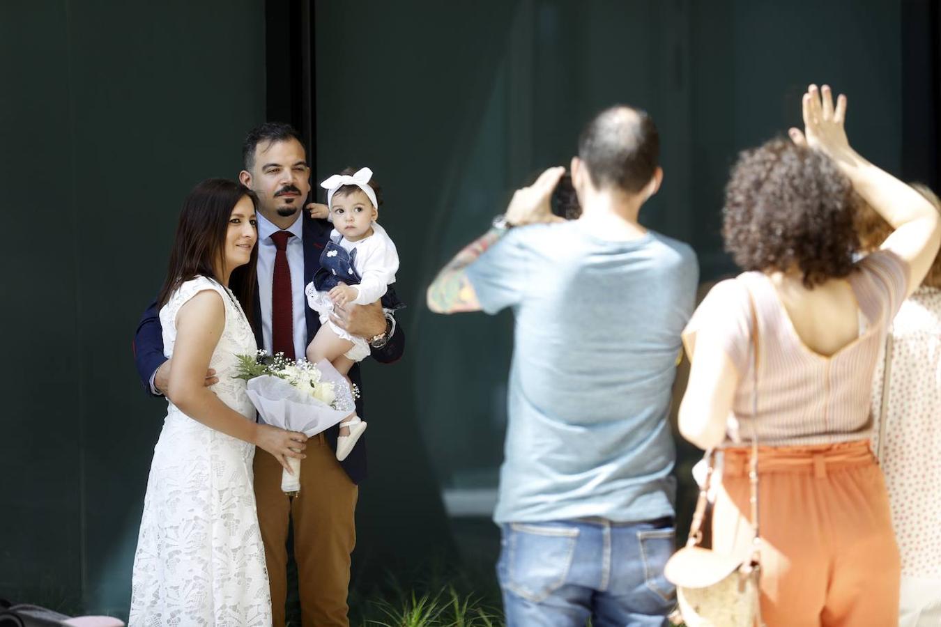 Las bodas del Registro Civil de Córdoba en la nueva normalidad, en imágenes