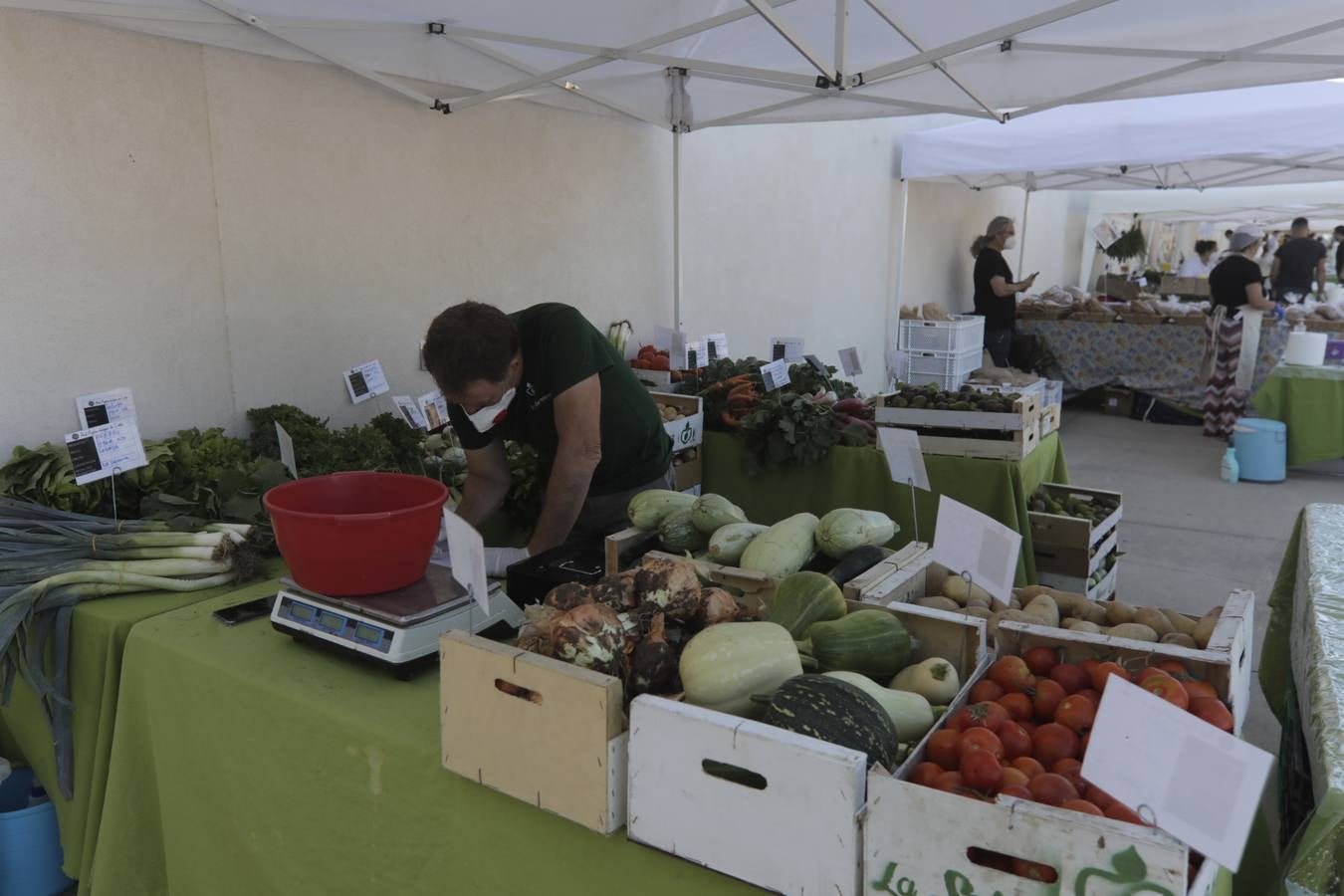 Reabre el mercadillo ecológico de Los Toruños con medidas de seguridad