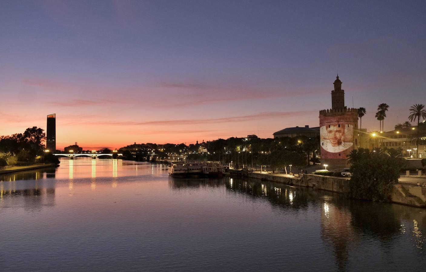 La Torre del Oro se viste de derbi