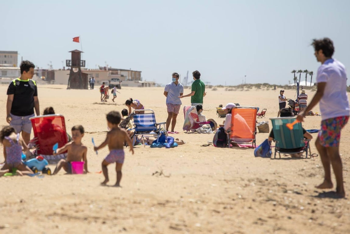 Muchas ganas de playa en Huelva