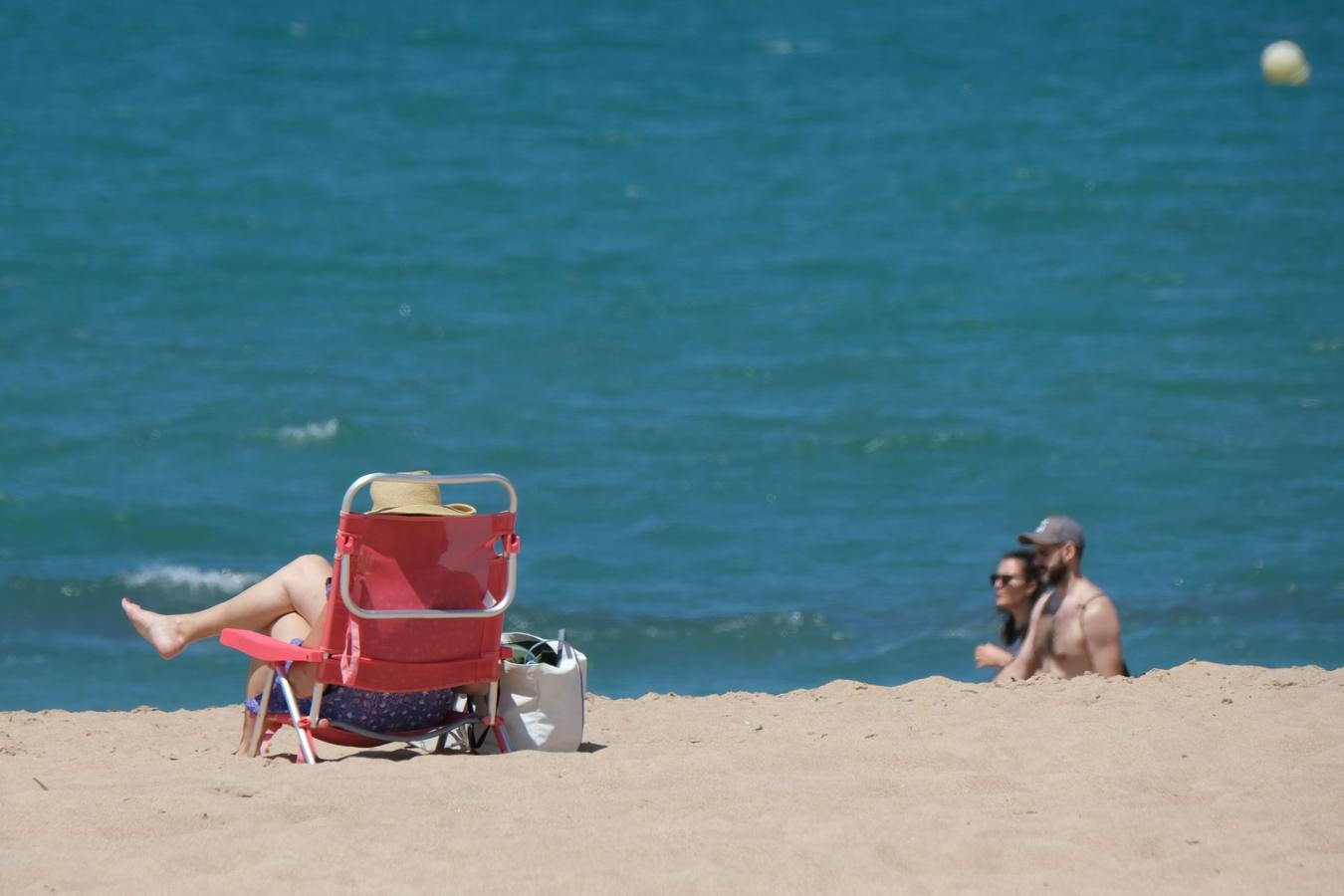 Tranquilidad en la playa de la Costilla de Rota