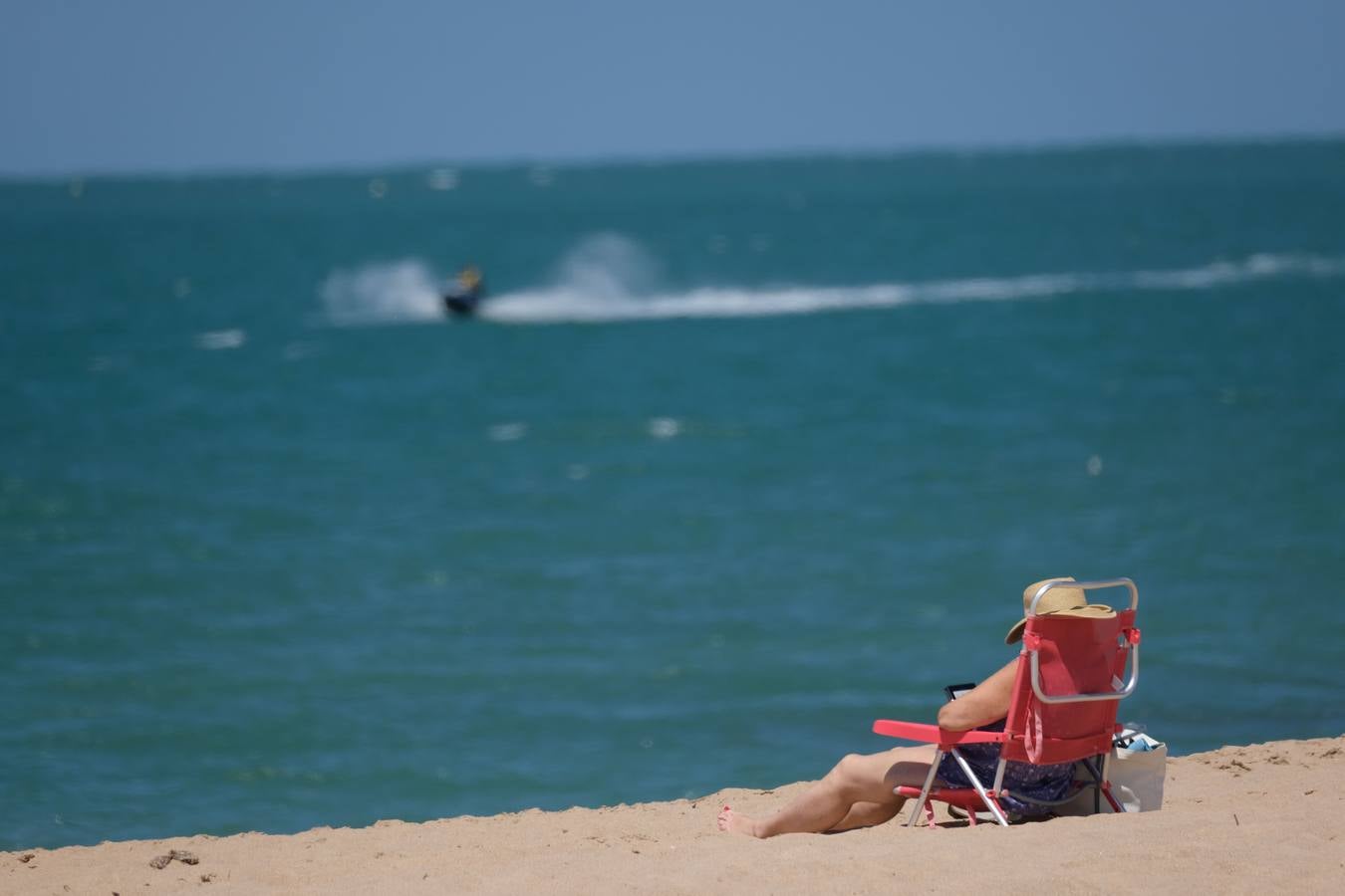 Tranquilidad en la playa de la Costilla de Rota