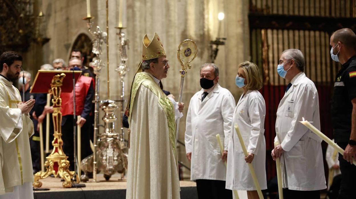 Procesión claustral del Corpus en la Catedral