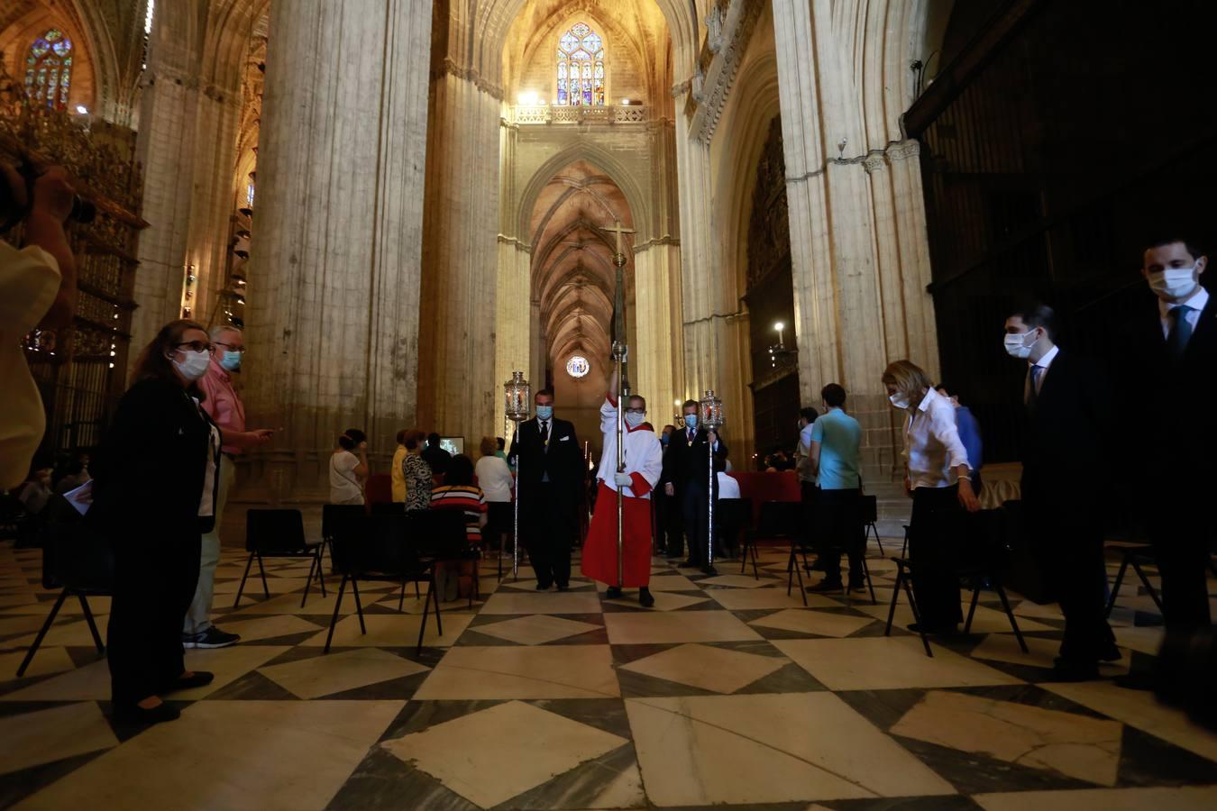 Procesión claustral del Corpus en la Catedral