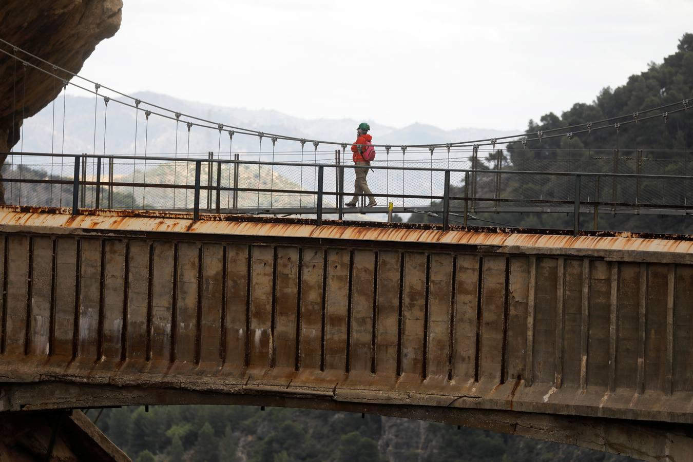 En imágenes, la reapertura del Caminito del Rey