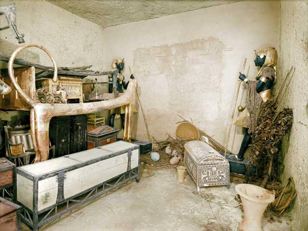 Las fotografías de la tumba de Tutankamón, como nunca las habías visto