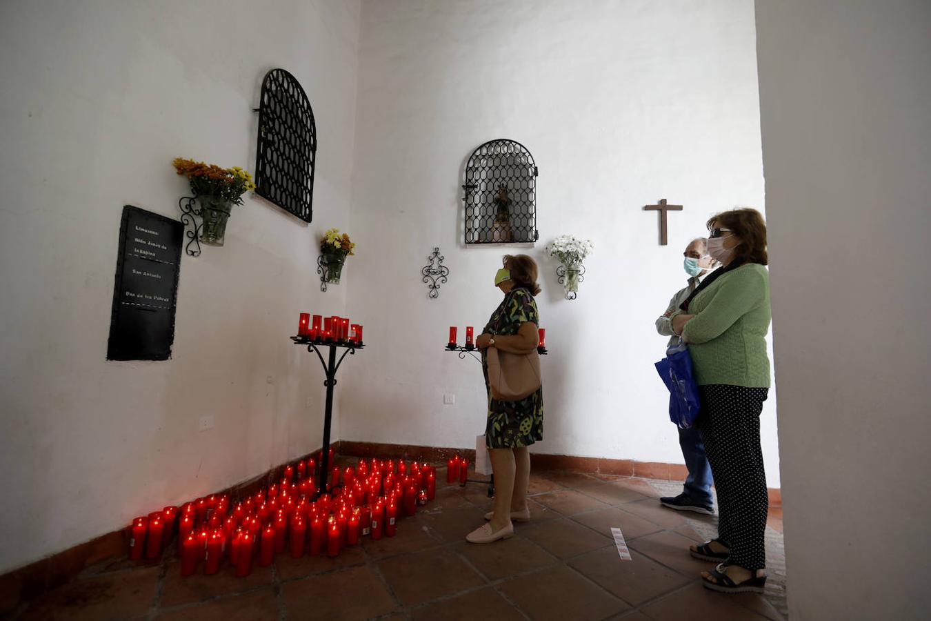 El reparto de pan de San Antonio en las Capuchinas de Córdoba, en imágenes