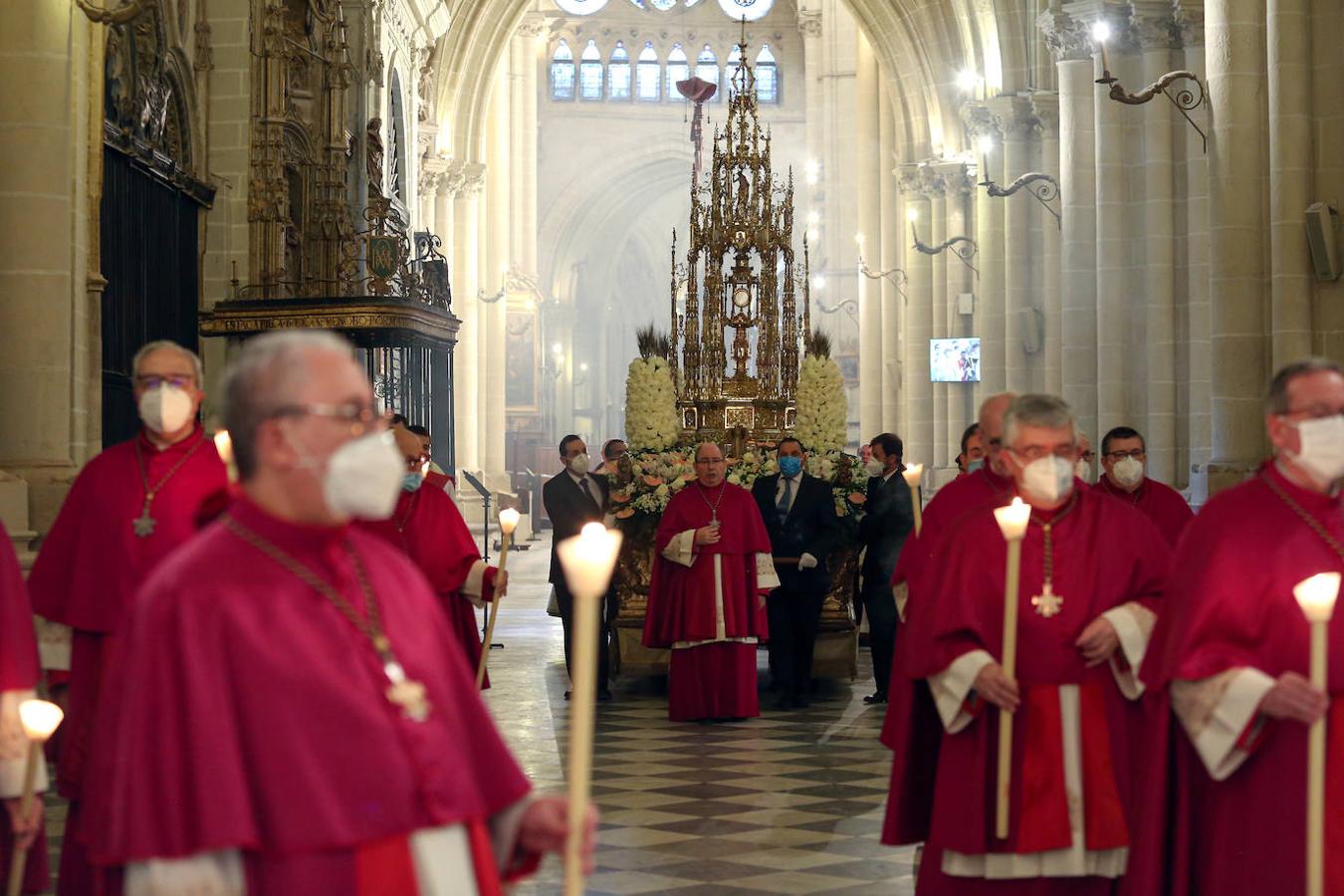 La catedral acoge las ceremonias del Corpus