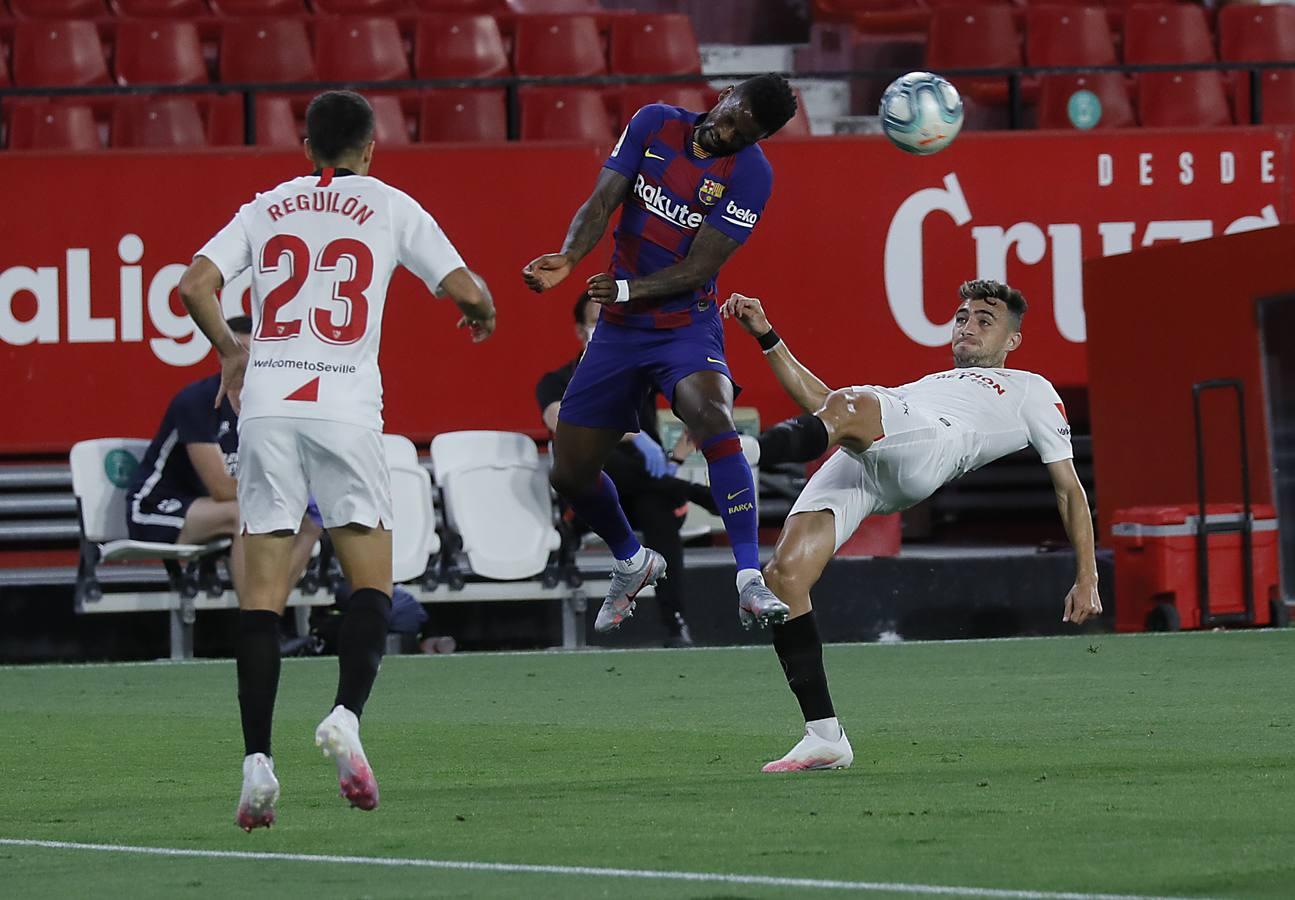 En imágenes, Sevilla-Barcelona en el Sánchez-Pizjuán