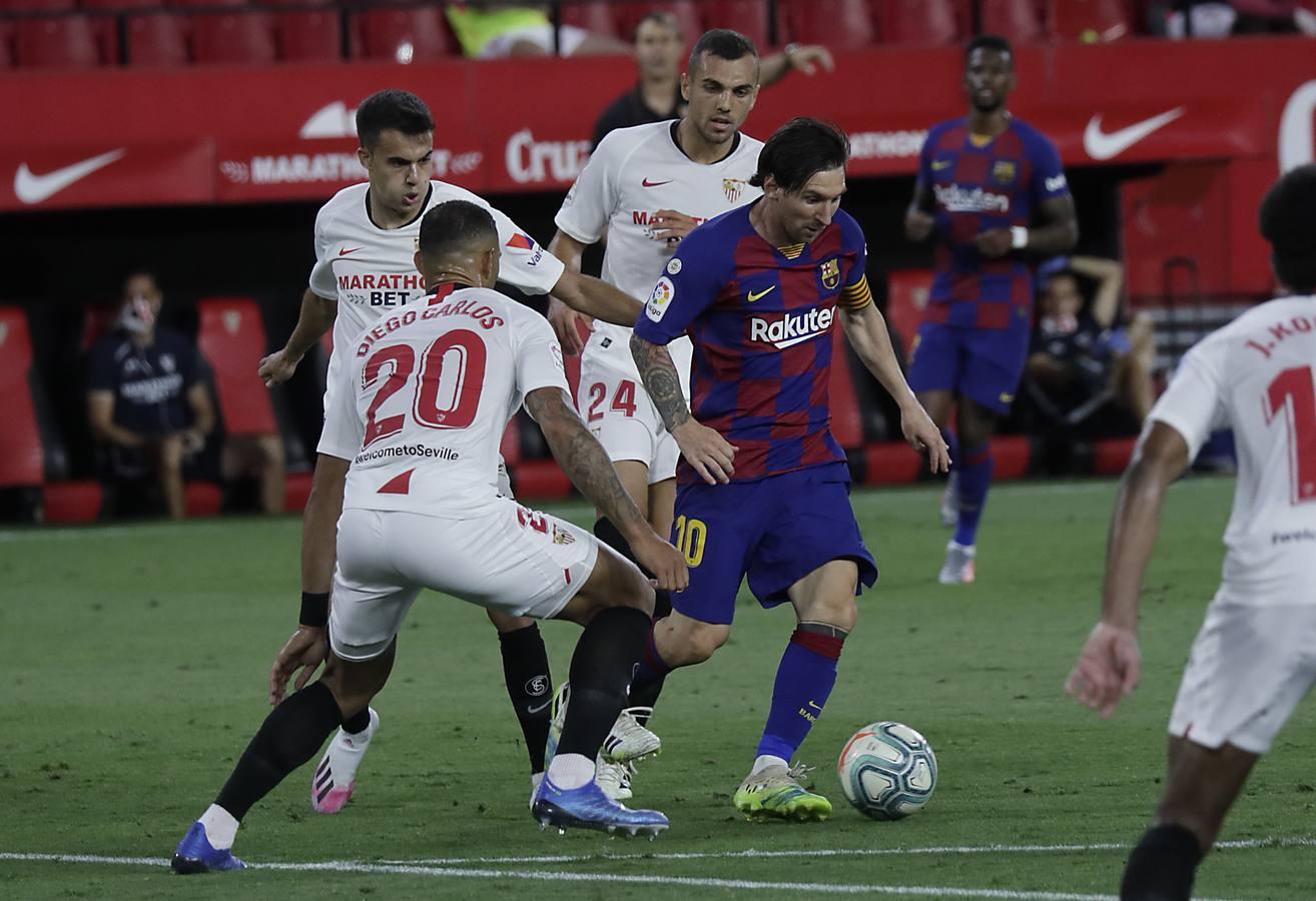 En imágenes, Sevilla-Barcelona en el Sánchez-Pizjuán