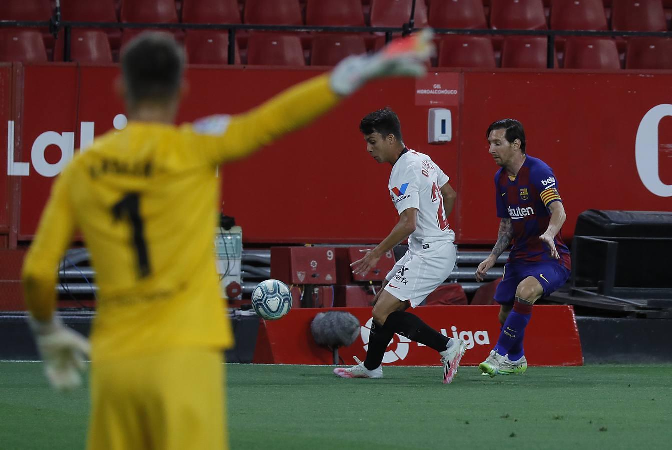 En imágenes, Sevilla-Barcelona en el Sánchez-Pizjuán