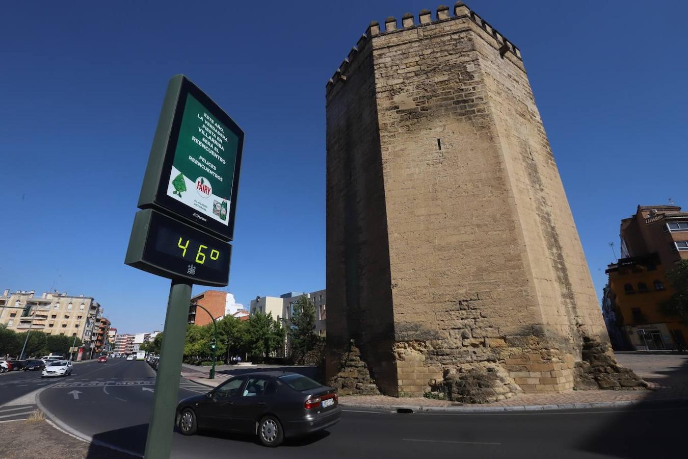 El tiempo en Córdoba: imágenes del primer día a 40 grados