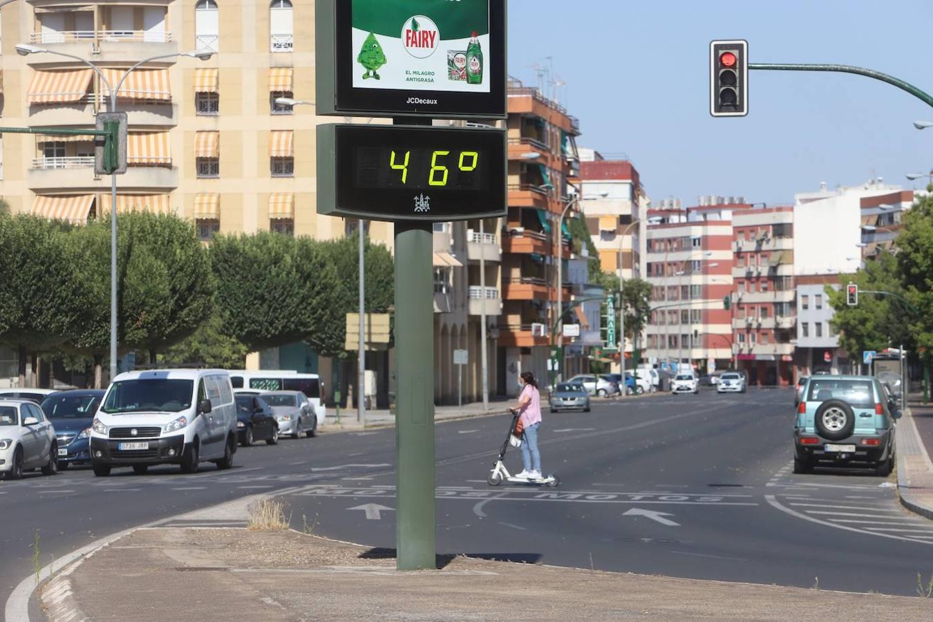 El tiempo en Córdoba: imágenes del primer día a 40 grados