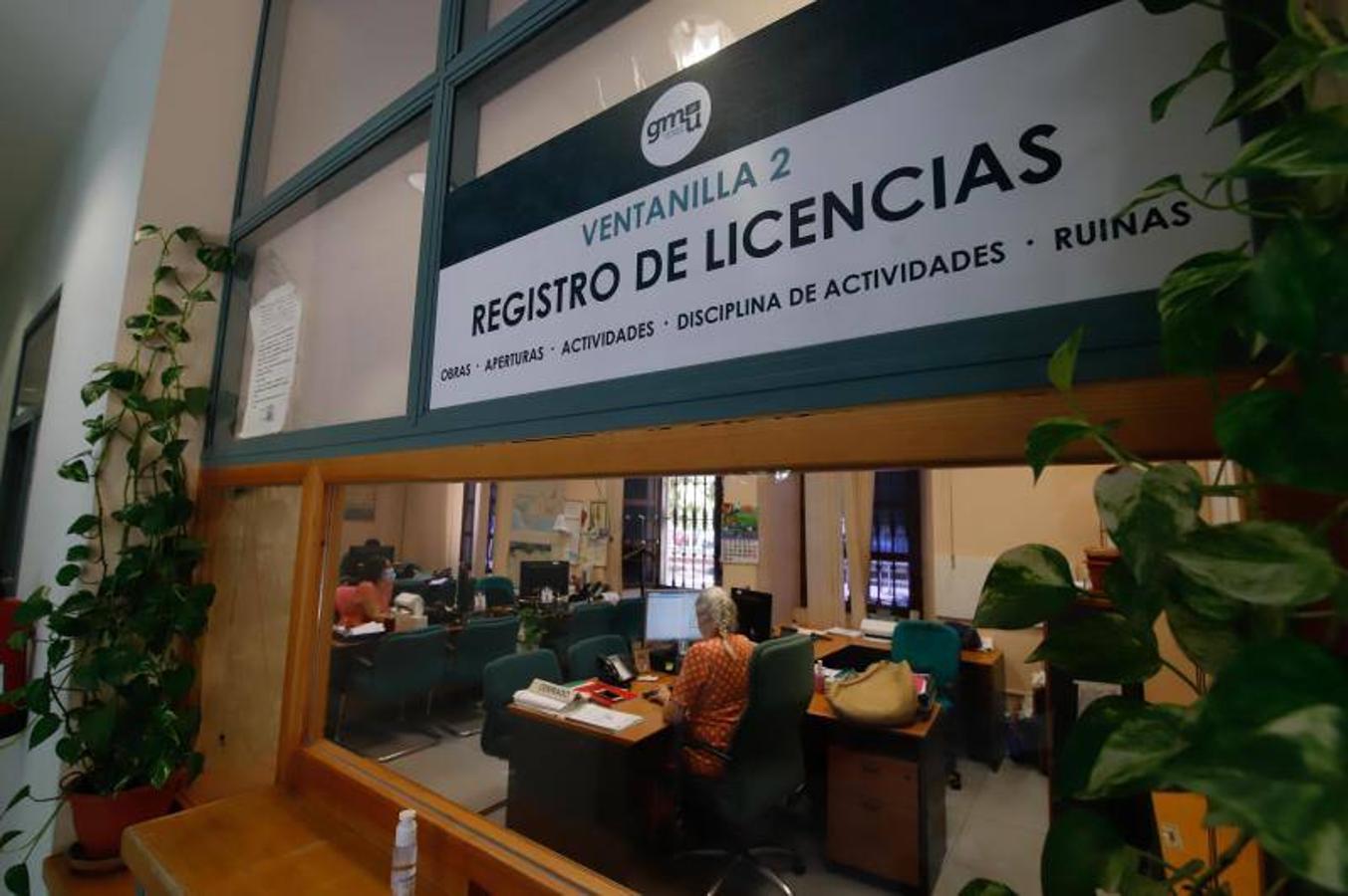 La vuelta de los trabajadores municipales al Ayuntamiento de Córdoba, en imágenes