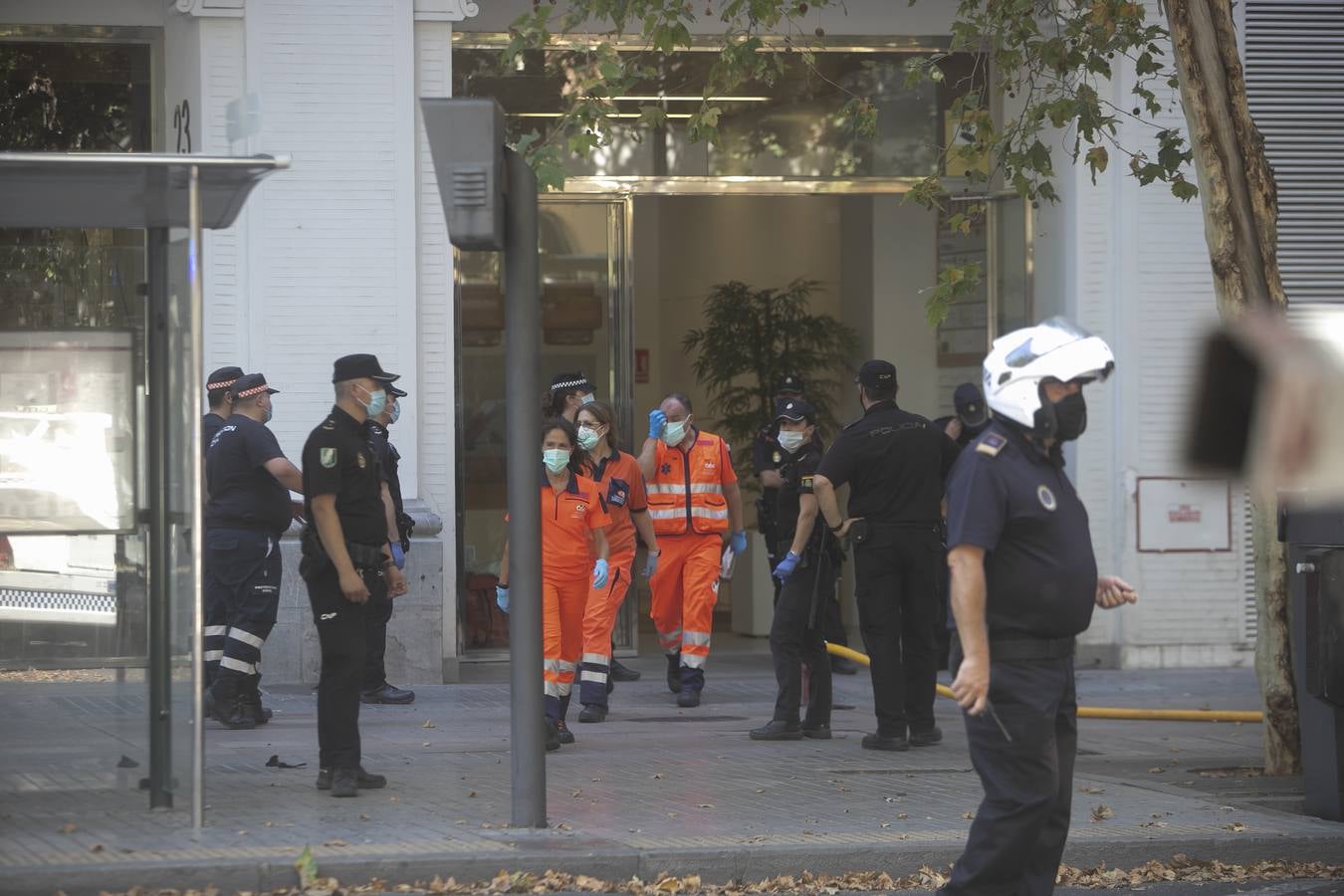 En imágenes, el peligroso incendio en el centro de Córdoba