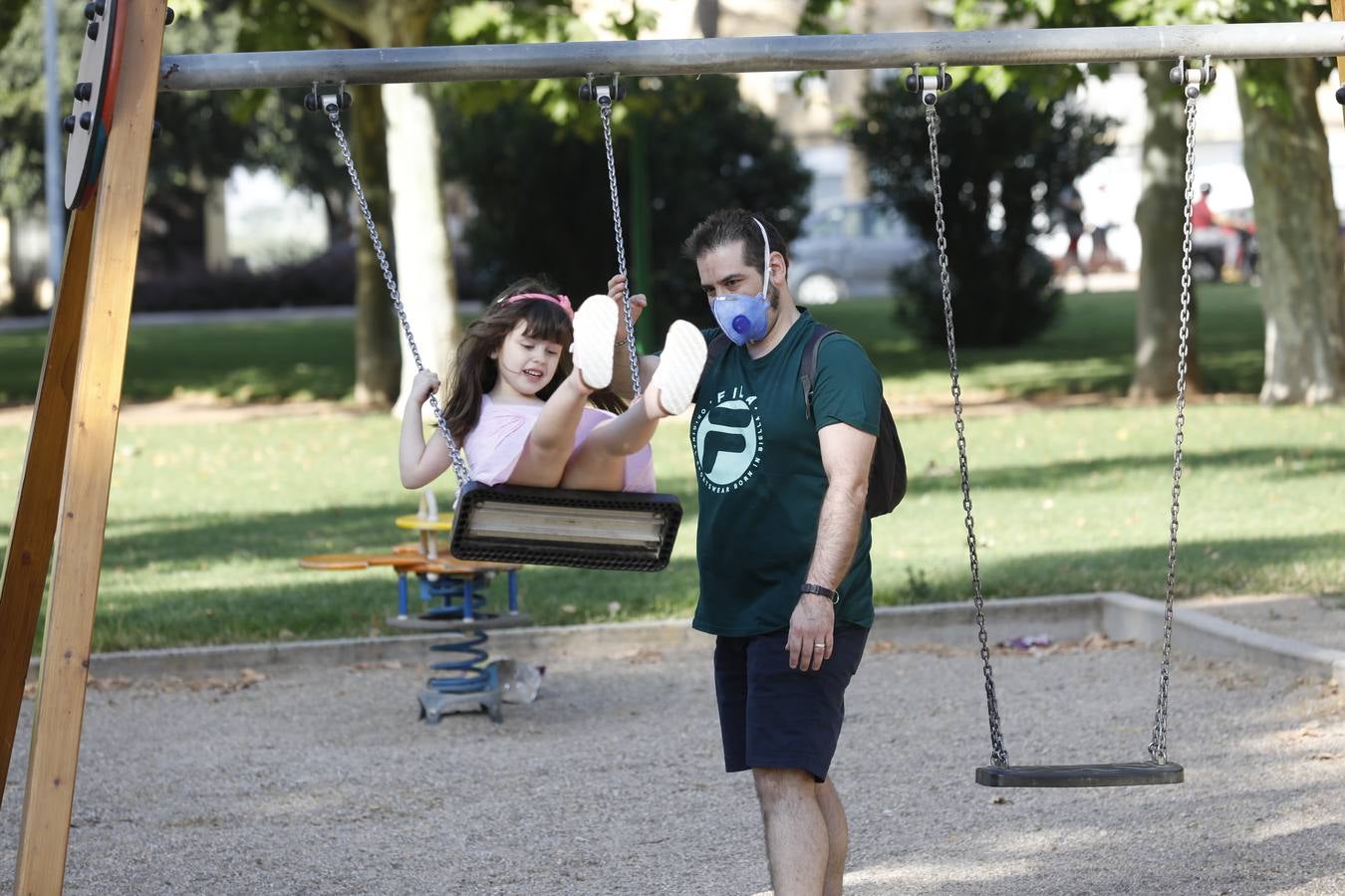 La reapertura de los parques infantiles y la Ciudad de los Niños de Córdoba, en imágenes